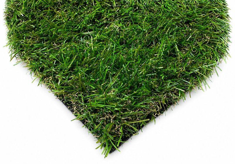 Pasto sintético EasySpring30Plus — tonos naturales mixtos 30mm para jardín residencial